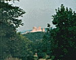 Castle in Csesznek, Hungary